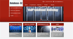 Desktop Screenshot of database.cz