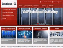 Tablet Screenshot of database.cz